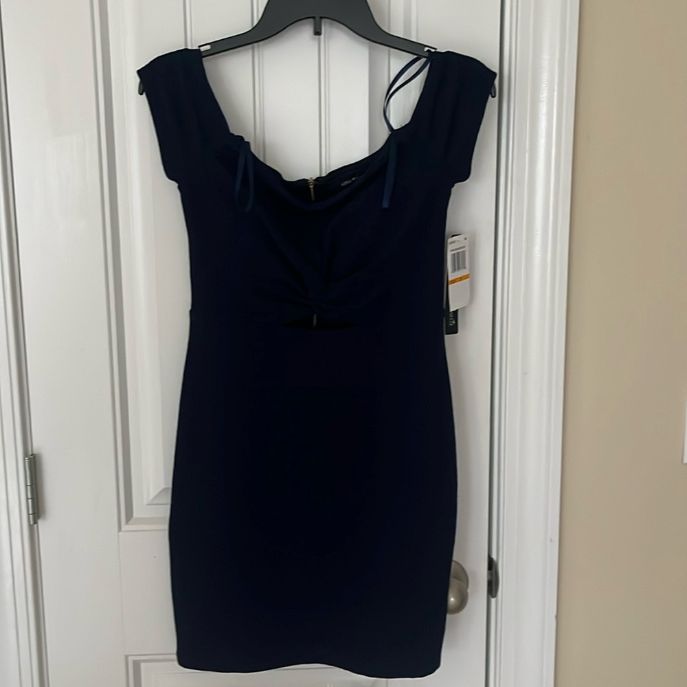 Juniors Navy Blue cocktail dress